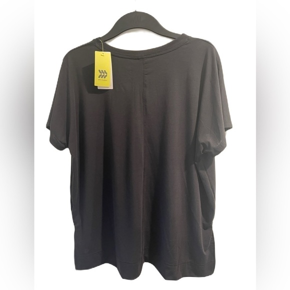 All In Motion Women Active Short Sleeve Slit Hem Top Large Size - Picture 10 of 15